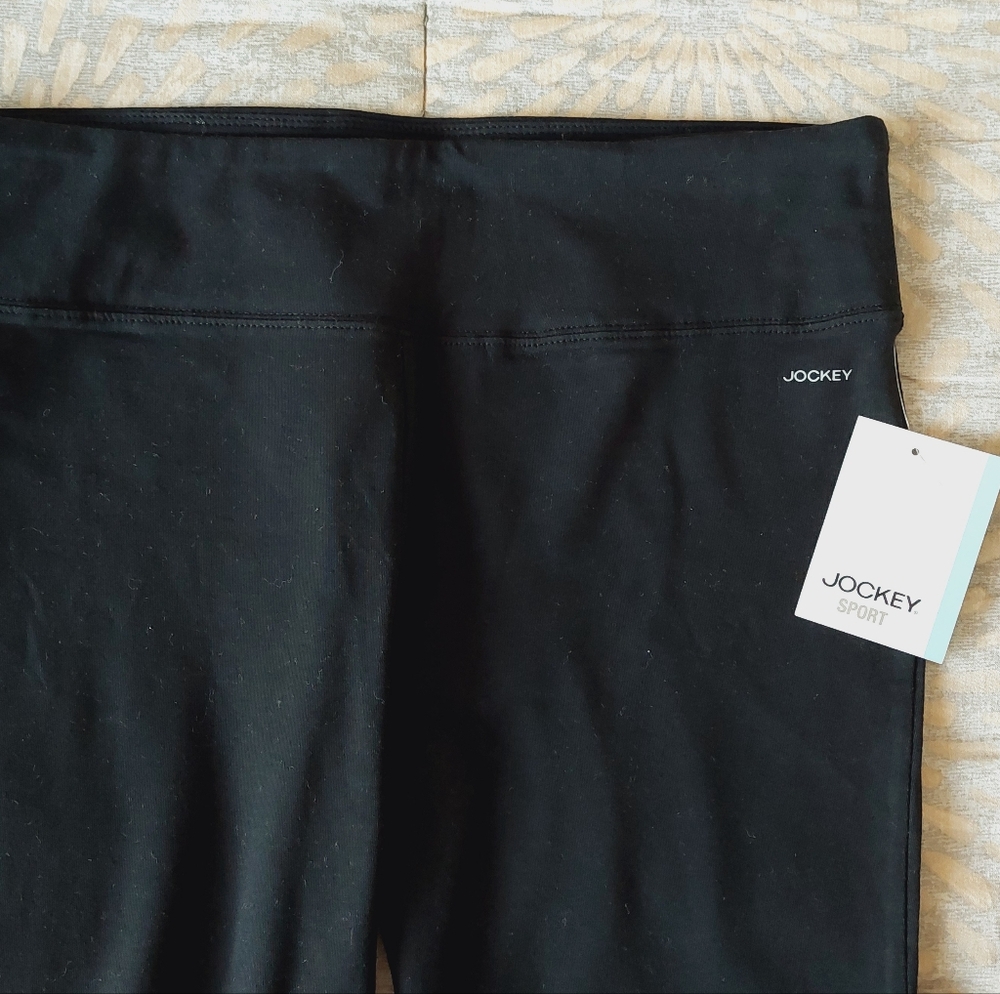 Jockey  Black Capri Leggings size L - Picture 2 of 9